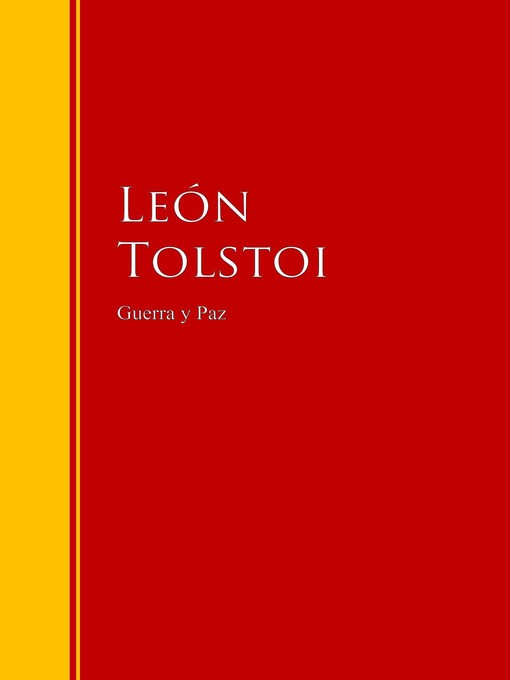 Title details for Guerra y Paz by León Tolstoi - Available